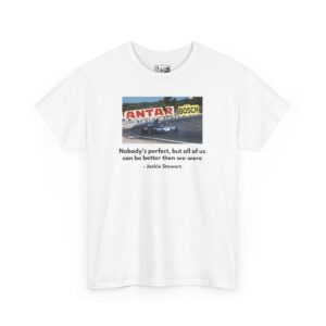 'Jackie Stewart: Nobody's Perfect’ T-shirt